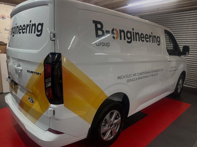 Another one on the road 
We have completed another fleet vehicle livery for B-Engineering — sharp, consistent, and built to stand out.
Quality wraps. Reliable branding. Every time.