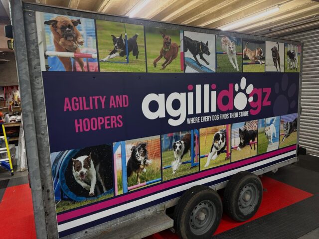🐾 Fresh new look for Agillidogz!
This week we designed, printed, and fitted a full trailer wrap that really makes their brand stand out on the road. From concept to completion — bold graphics, vibrant colours, and a finish built to last.

🐾 Ready to turn heads wherever it goes!
