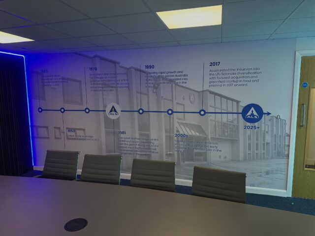 From concept to completion ✨

We recently designed, printed, and professionally fitted custom wall graphics for ALS — transforming their space with bold visuals that make a real impact. 

From the initial design concepts to high-quality print production and flawless installation, our team handled every step to bring the vision to life.

Wall graphics are a powerful way to elevate your workspace, showcase your brand, and create an environment that leaves a lasting impression.